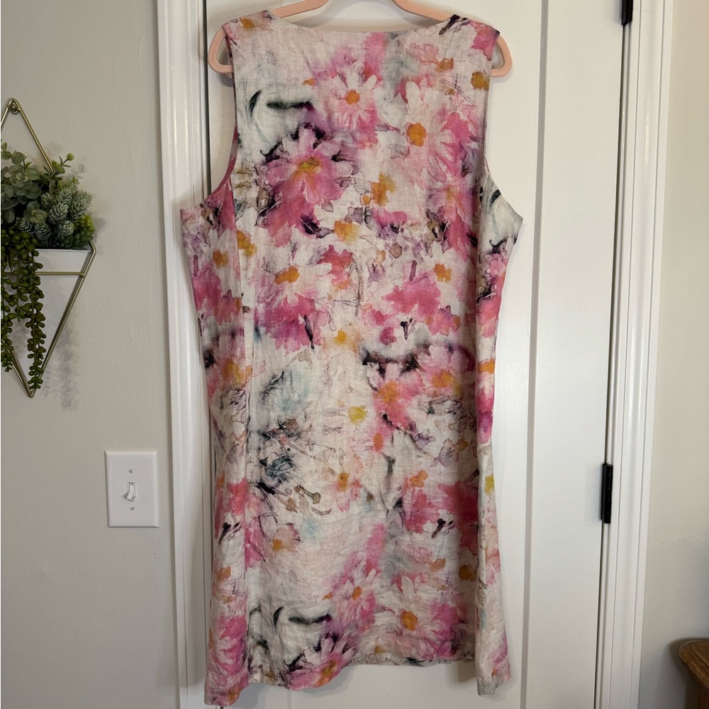 Pure J. Jill Linen Print Shift Dress - Picture 6 of 6